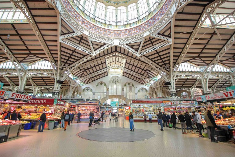 Zentrale Markthalle, Valencia