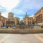 Plaza de la Virgen, Valencia, Spanien, Sehenswürdigkeit