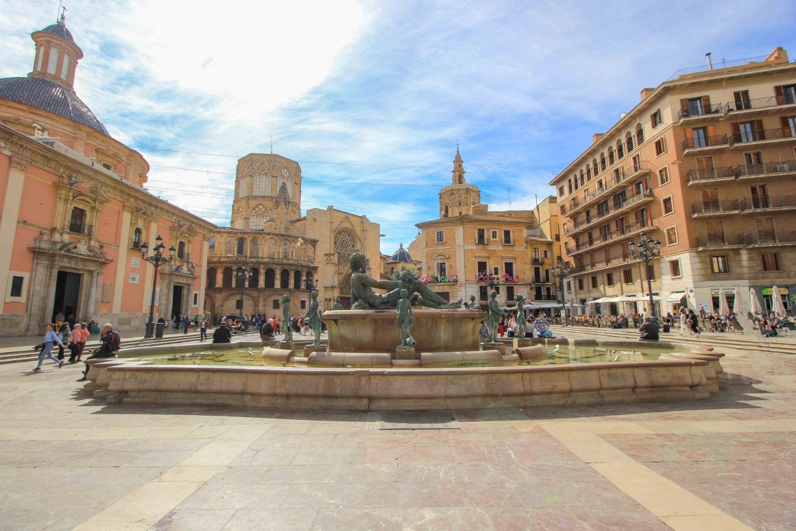Plaza de la Virgen - Valencia, Spanien @Jürgen Reichenpfader