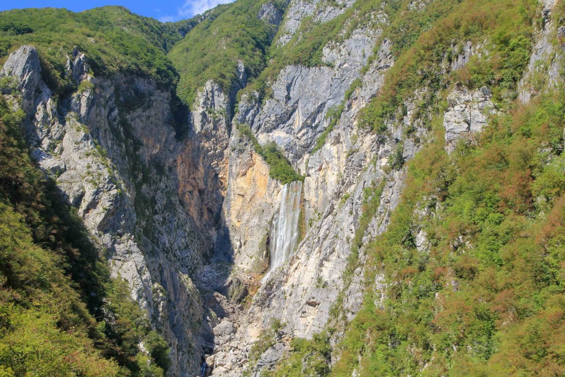 Boka Wasserfall - Bovec, Slowenien ©Jürgen Reichenpfader