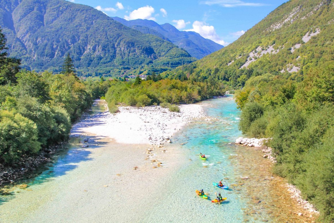 Soca Tal - Bovec, Slowenien ©Jürgen Reichenpfader