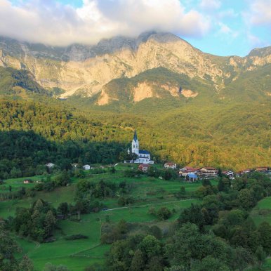 Village Drežnica - Kobarid, Slovenia @Jürgen Reichenpfader