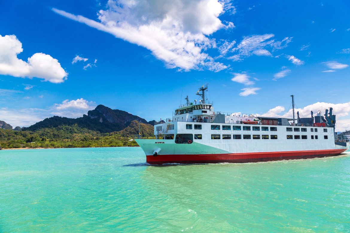 From Bangkok to Koh Phangan, Ferry, Thailand