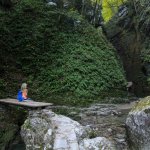 Kozjak Wasserfall, Kobarid, Slowenien