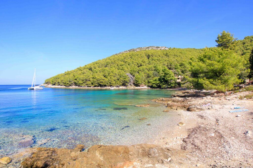 Lucica Beach, Vela Luka, Korcula Island, Croatia