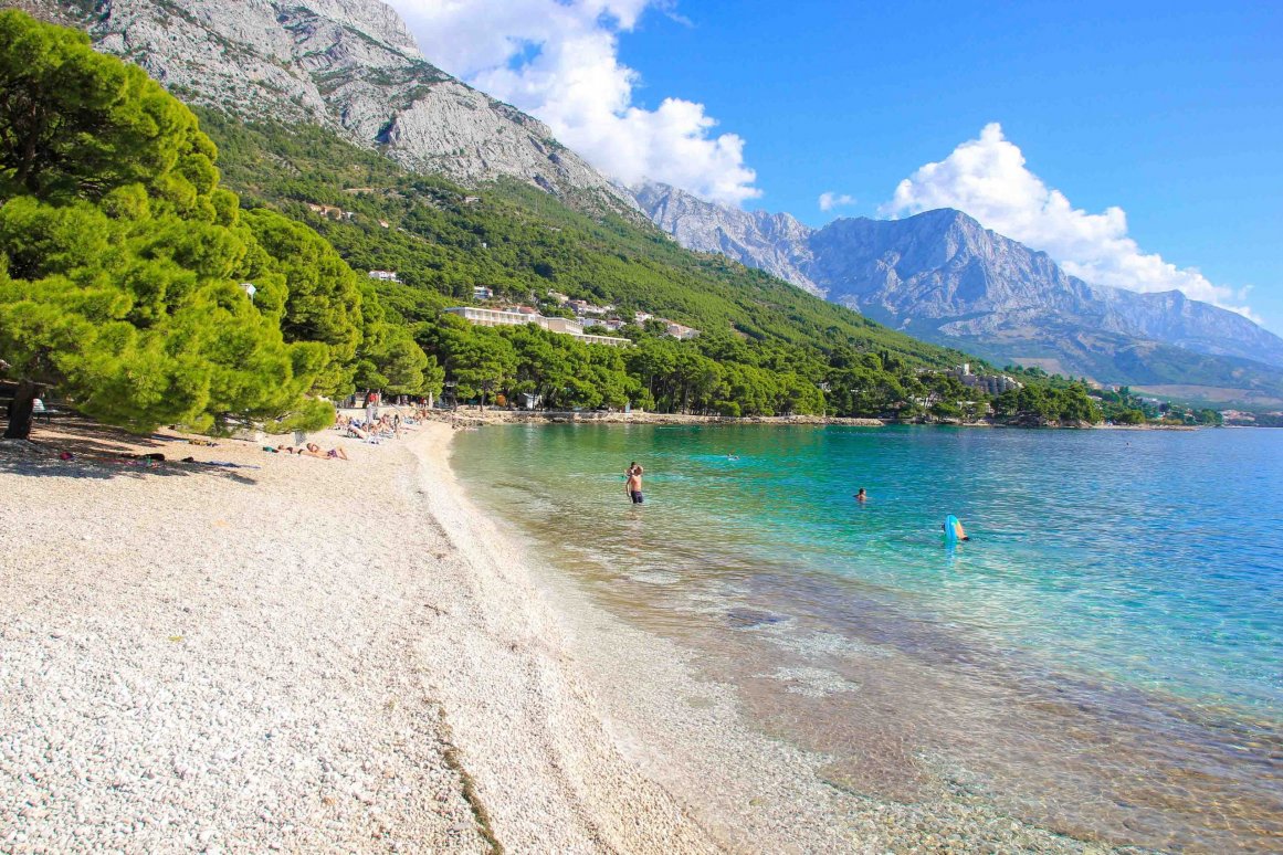 Punta Rata Strand - Brela, Kroatien @Jürgen Reichenpfader
