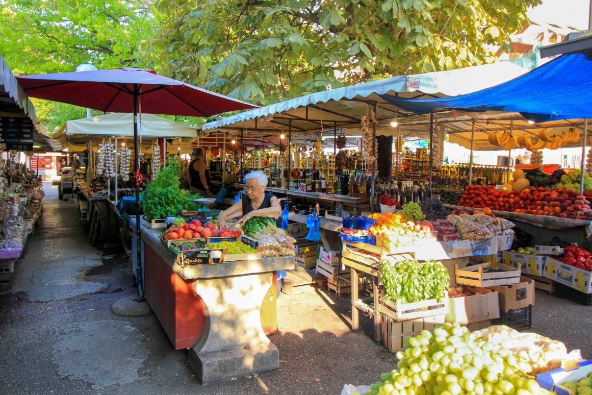 Markt in Trogir @Jürgen Reichenpfader