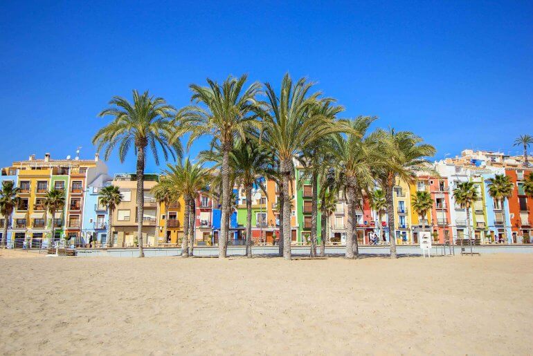 Villajoyosa, Beach, Spain, Costa Blanca