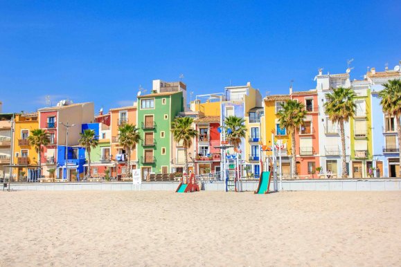 Platja la Villajoyosa Strand - Spanien @Jürgen Reichenpfader