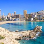 Benidorm, Alicante, Costa Blanca, Cala de Finestrat