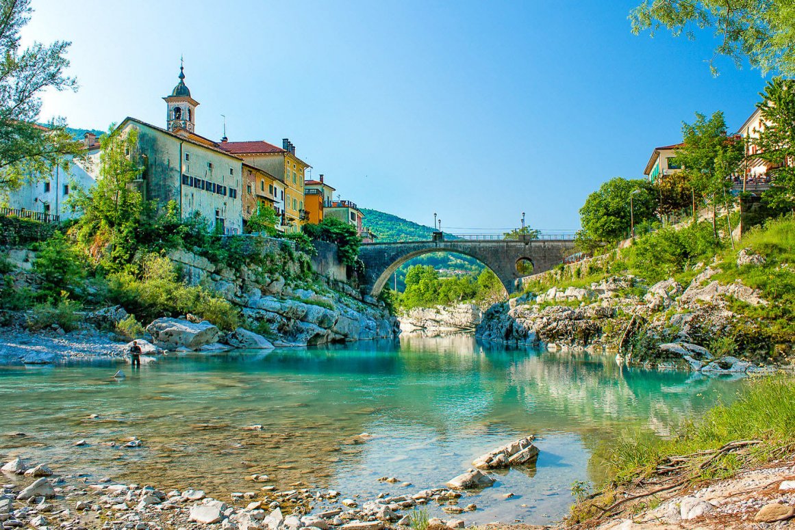 Kanal ob Soci - Soca Tal www.slovenia.info @Alan Kosmač, Sidarta d.o.o.