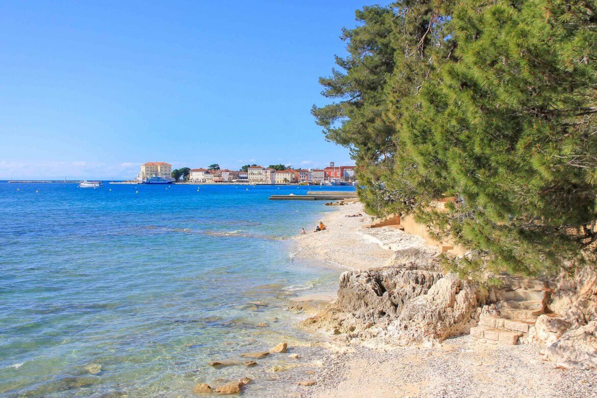 Porec, City Beach, Croatia