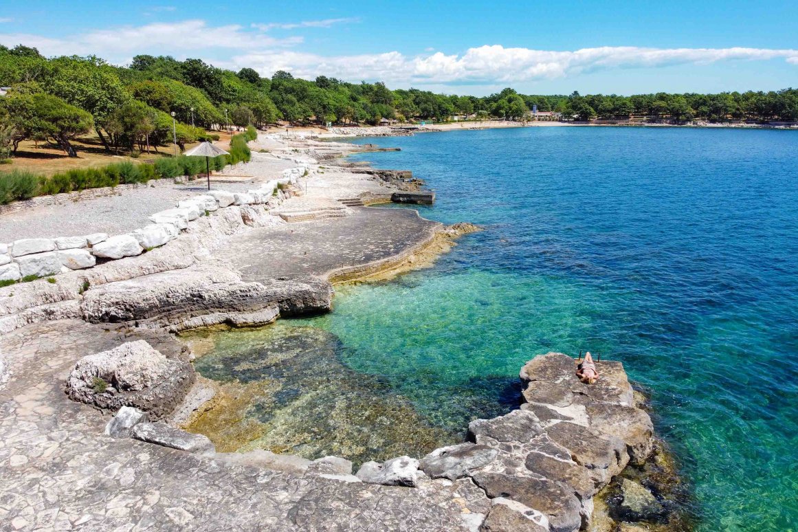 Beach Bijela Uvala - Porec @Jürgen Reichenpfader