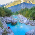 Great Soca Gorge, Soca Valley, River, Slovenia