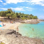 Strand Njive, Premantura, Kamenjak Naturpark, Istrien