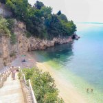 Strand Sablićevo, Rijeka, Kroatien