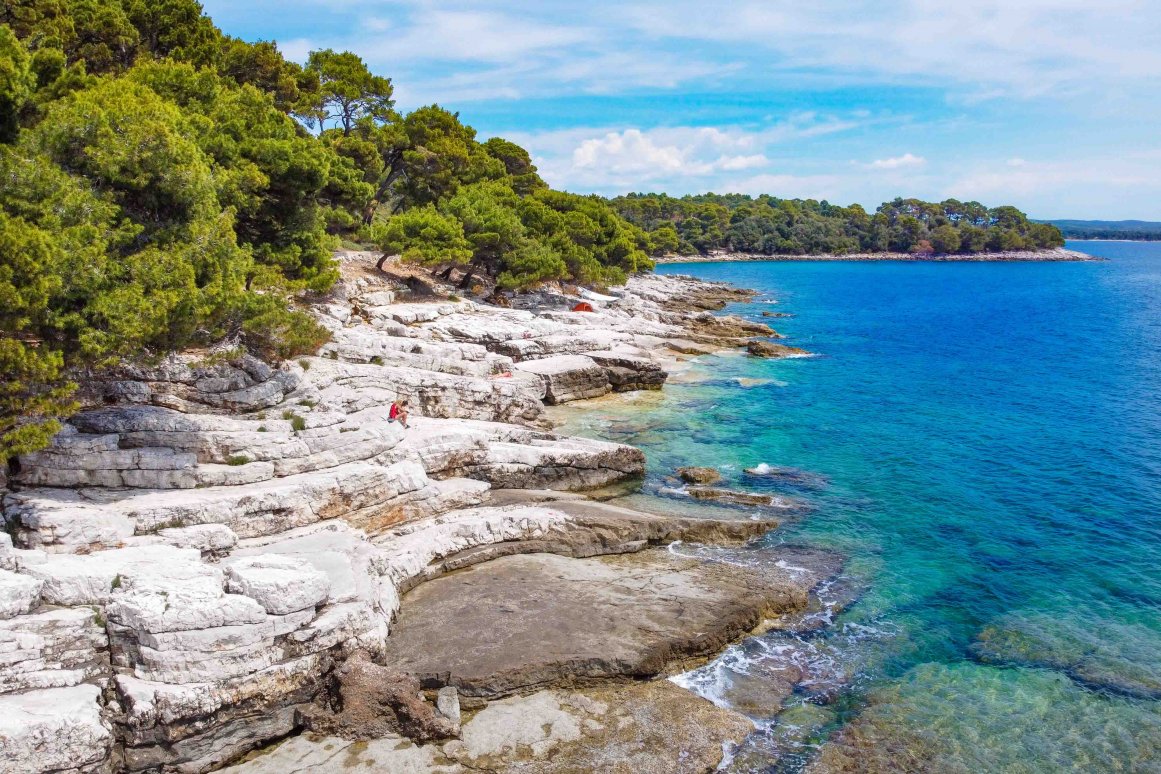 Plage Zlatni Rt - Rovinj ©Jürgen Reichenpfader