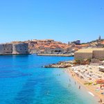 Plage de Banje Beach, Dubrovnik, Croatie