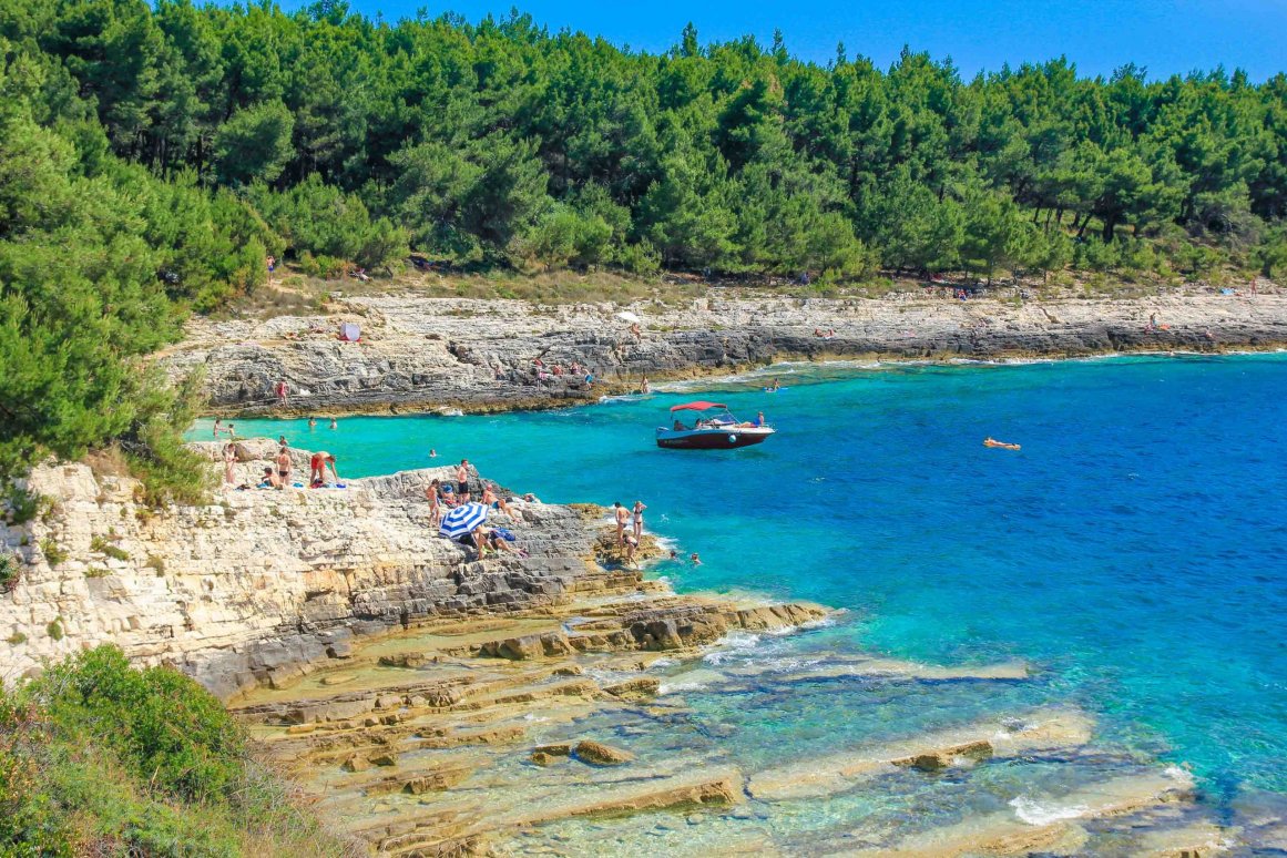 Plage Pinizule - Premantura, Istrie