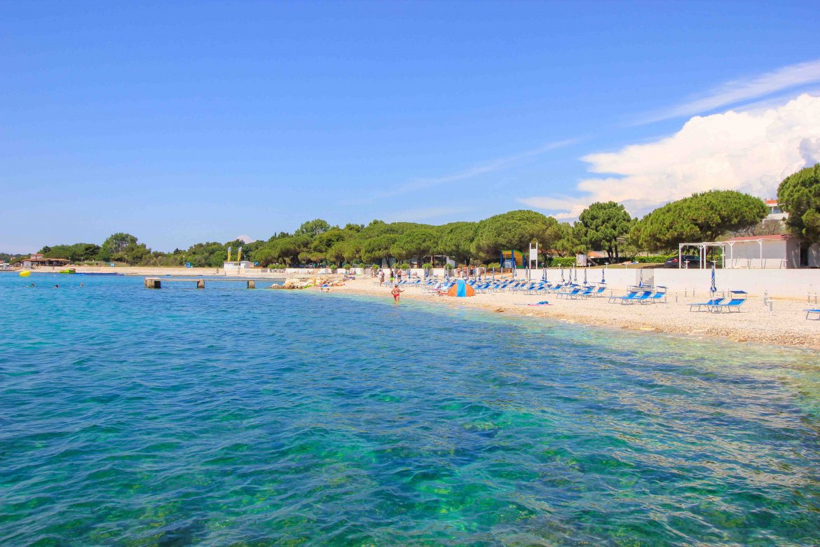 Alba Chiara Beach, Medulin, Croatia, Istria