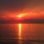 Strand Savudrija, Umag, Istrien, Kroatien, Sonnenuntergänge
