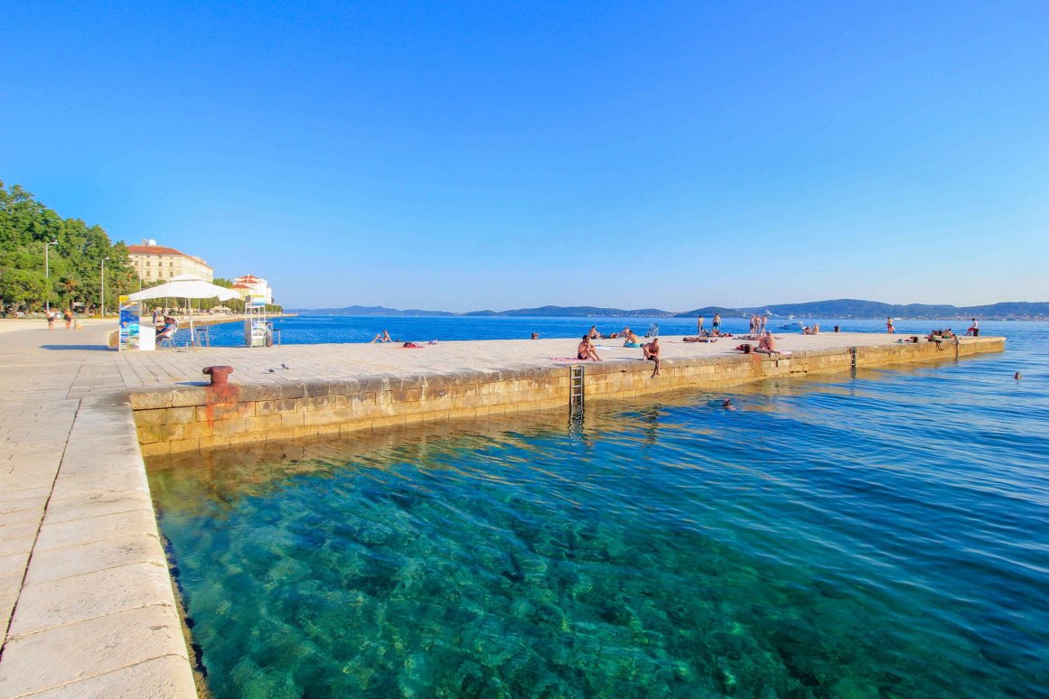 Plage Riva (vieille ville de Zadar) ©Jürgen Reichenpfader