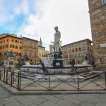 La fontaine de Neptune, Florence, Italie, Toscane