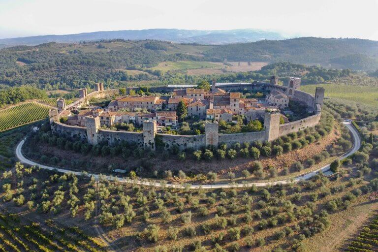 Monteriggioni, Italie, Toscane