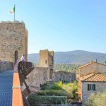 City Wall, Montereggioni, Tuscany, Italy