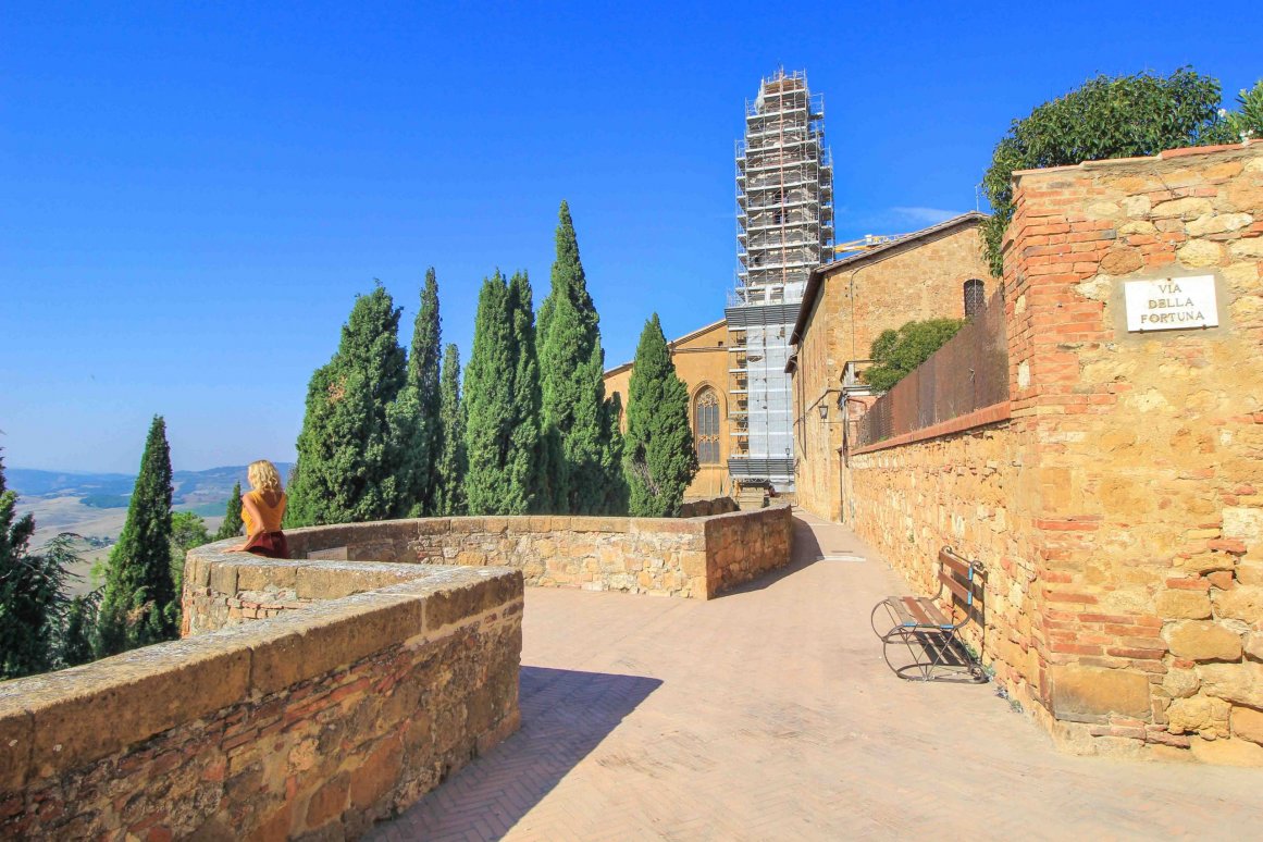 Sentier panoramique "Camminata Panoramica" Pienza ©Jürgen Reichenpfader