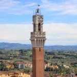 Torre del Mangia, Siena, Italien, Toskana