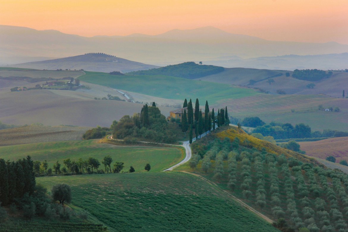 Val d'Orcia, Podere Belvedere, Tuscany, Italy
