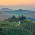 Val d'Orcia, Podere Belvedere, Toscane, Italie