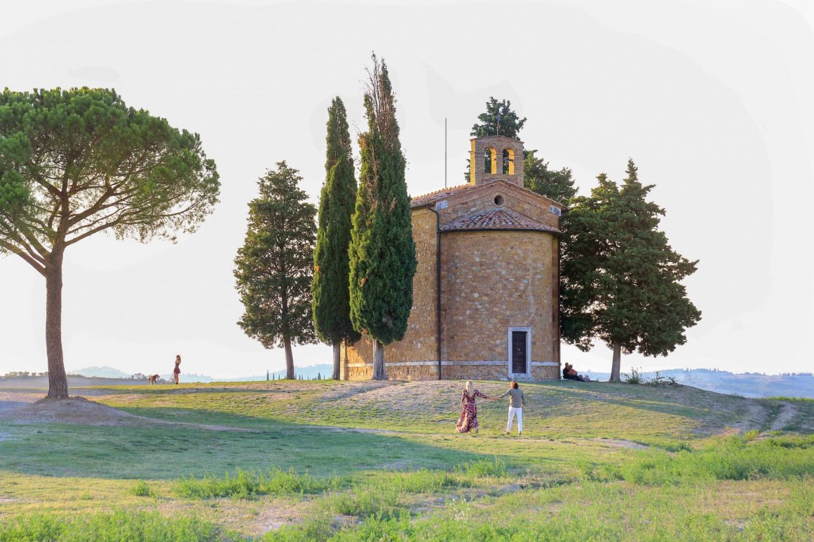Cappella Madonna di Vitaleta - Val d'Orcia - Toscane ©Jürgen Reichenpfader