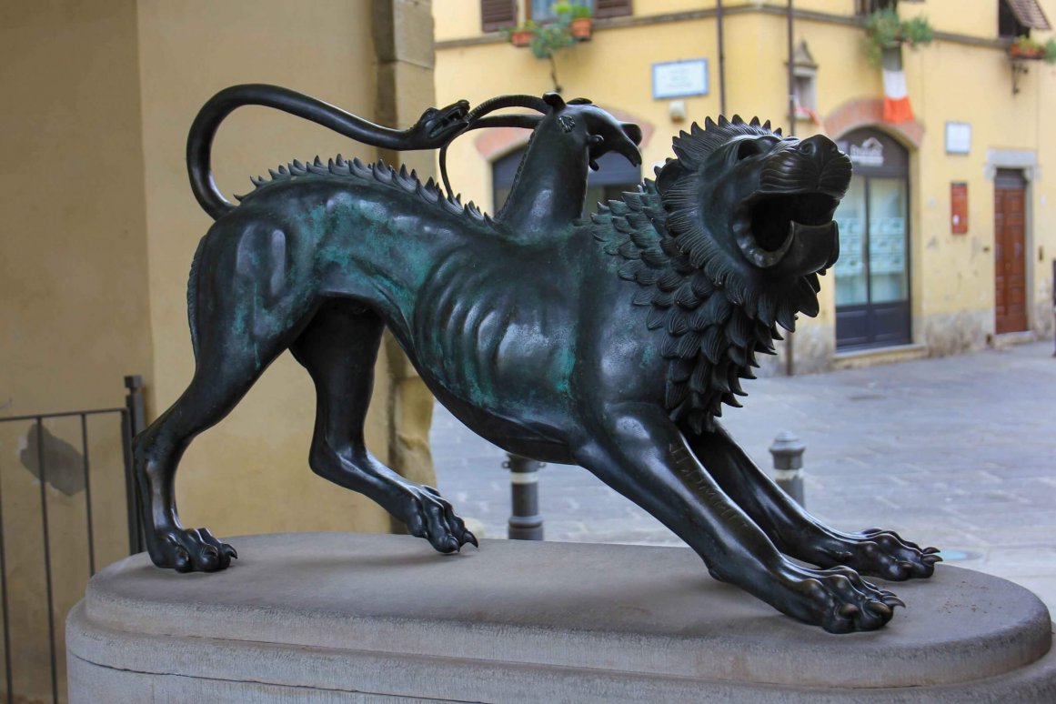 Arezzo - Chimère en bronze ©Jürgen Reichenpfader