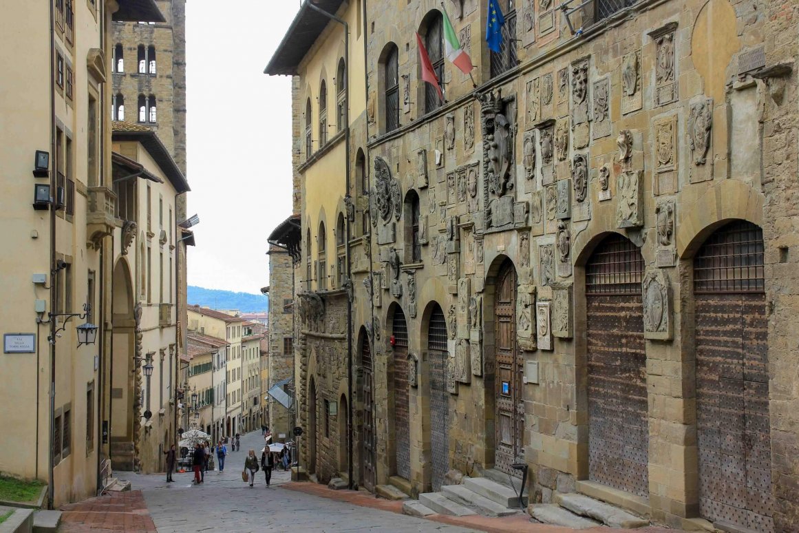Arezzo - Palais Pretorio ©Jürgen Reichenpfader