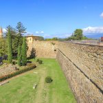Medici-Festung, Arezzo, Toskana, Stadtmauer
