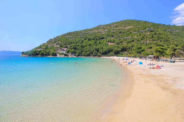 Sandy Beach Prapatno, Peljesac, Croatia