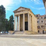 Temple d'Auguste, Pula, Croatie