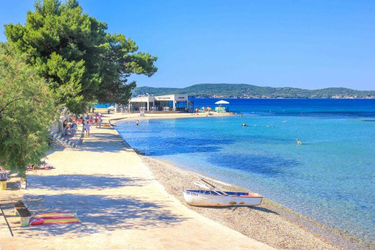 Strand Djecji Raj, Das Kinderparadies, Sukosan, Kroatien