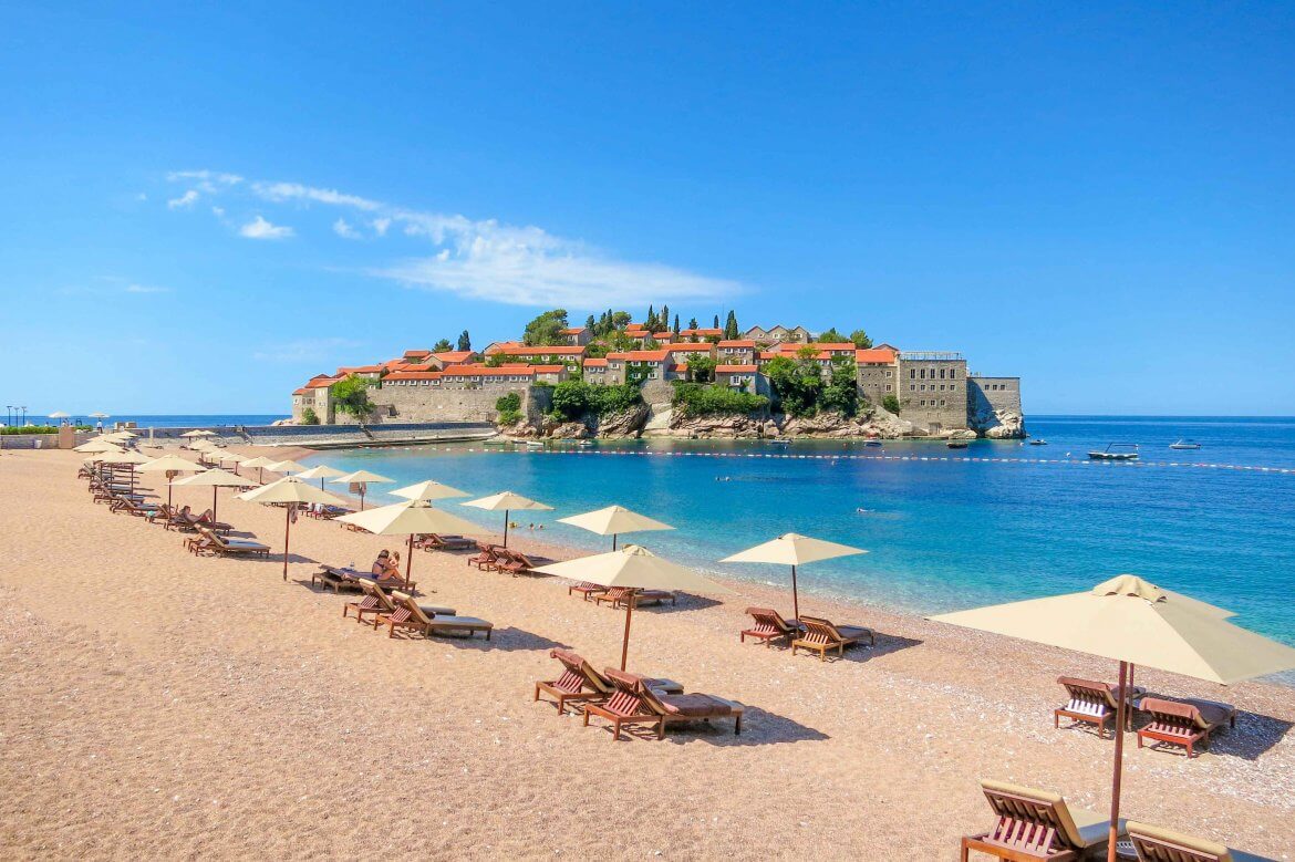 Sveti Stefan Beach, Montenegro