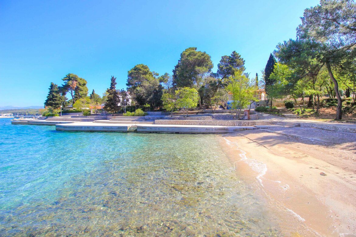 Strand Vrtaca, Malinska, Kroatien, Insel Krk