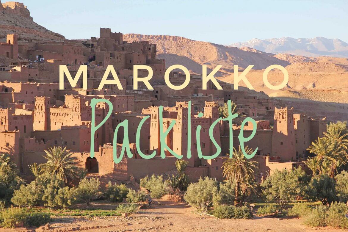 Packliste Marokko