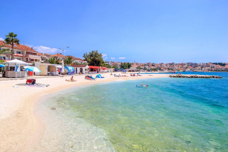 Beach Okrug Gornji, Trogir, Ciovo Island, Croatia