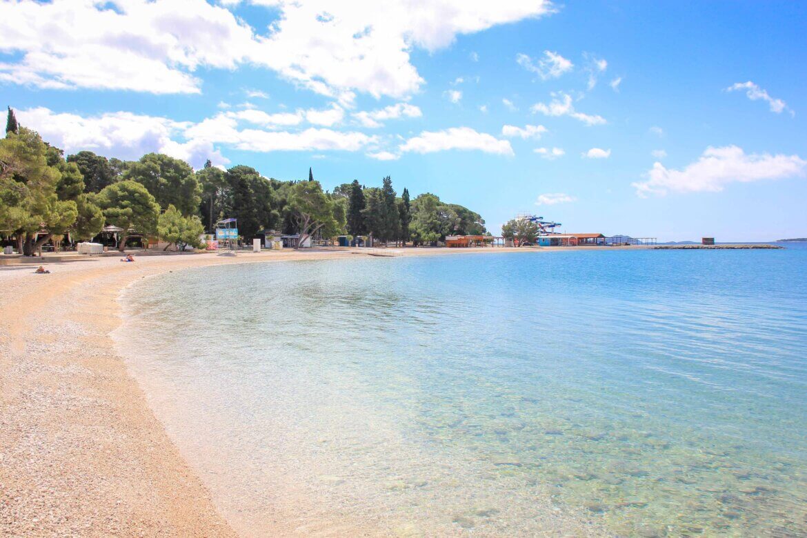 Beach Drazica, Biograd na Moru, Croatia