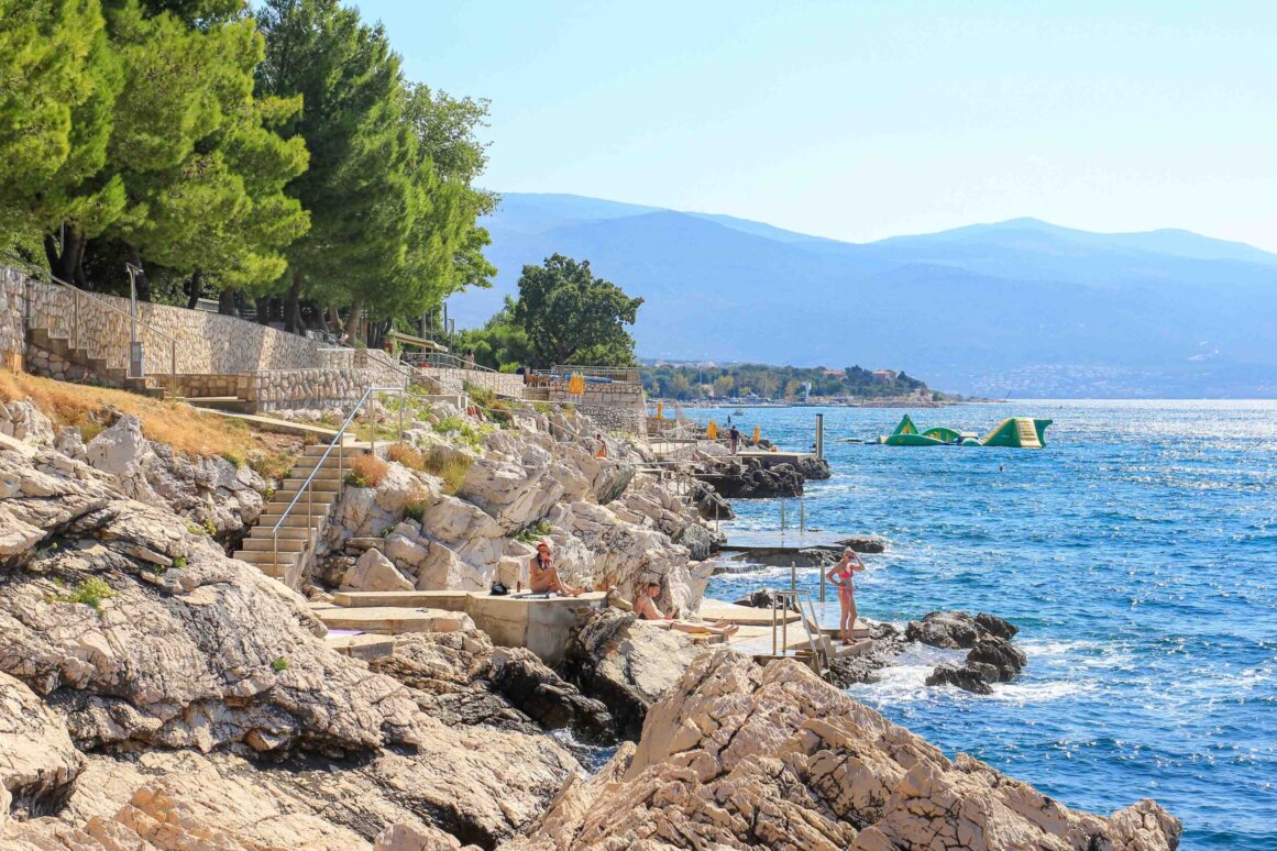 Strand Riva - Novi Vinodolski ©Jürgen Reichenpfader