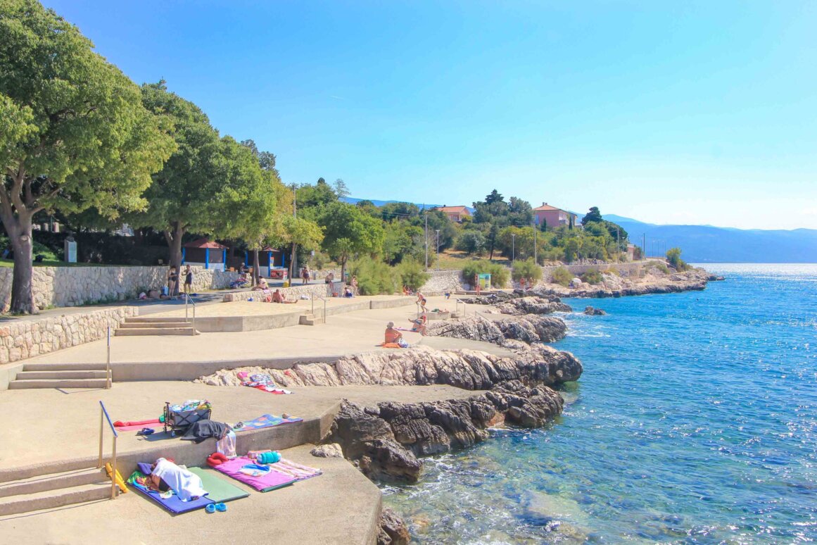 Strand Prva Dražica - Novi Vinodolski ©Jürgen Reichenpfader