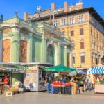 Place du marché de Rijeka, Croatie