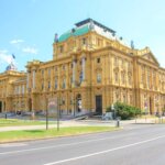 Le Théâtre national croate, Zagreb, Croatie