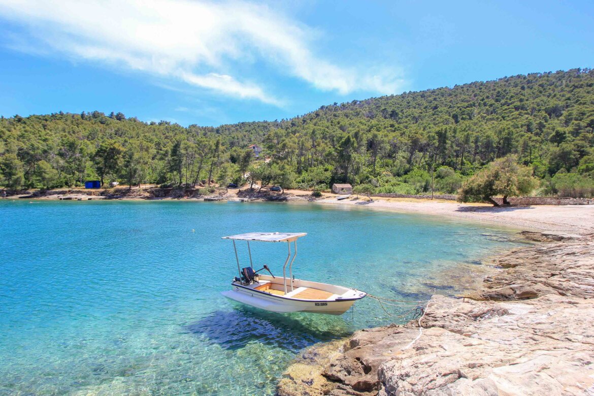 Strand Gornja Krusica, Insel Solta, Kroatien